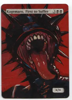 Kagemaro, First to Suffer Altered Art Mtg Hand Painted Card Commander - Image 1