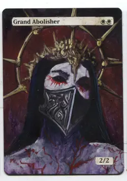Grand Abolisher Altered Art Mtg Hand Painted Card Commander - Image 1