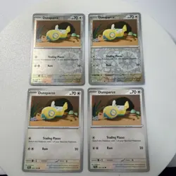Dunsparce 120/159 Sv09: Journey Together Regular. 4 Card Lot Reg & Reverse. - Image 1