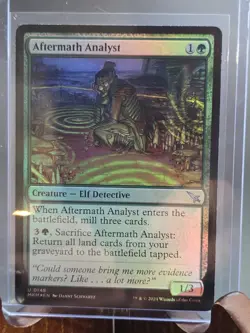 Aftermath Analyst Murders at Karlov Manor MTG Foil Near Mint - Image 3
