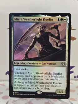 MTG Mirri, Weatherlight Duelist (Foil) Commander Masters Magic The Gathering - Image 1