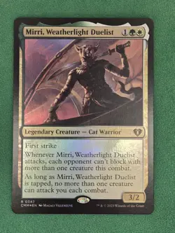 MTG Mirri, Weatherlight Duelist (Foil) Commander Masters Magic The Gathering - Image 3