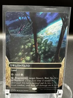 Magic: The Gathering Swarmyard [Borderless] #42 EOS FOIL - Image 1