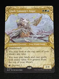 MTG Bloomburrow Glarb, Calamity's Augur Showcase 0331 NM Mythic - Image 1