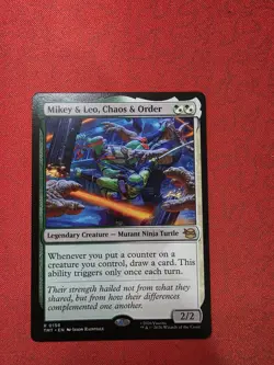 Wizards of the Coast MTG Mikey & Leo, Chaos & Order TMNT 0158 Rare EN 2026 - Image 2