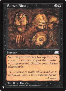 Buried Alive LIST The List Reprints U Regular - Image 1
