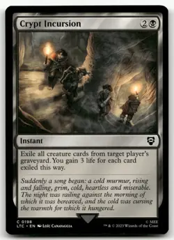 Crypt Incursion #198 (NM) Lord of the Rings LTC Magic MTG - Image 1