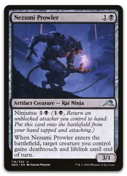 Nezumi Prowler #116 (NM) Kamigawa Neon Dynasty NEO Magic MTG - Image 1