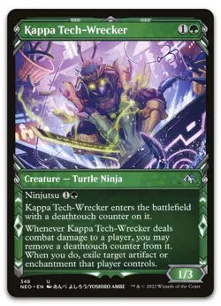 Kappa Tech-Wrecker (Showcase) #348 (NM) Kamigawa Neon Dynasty NEO Magic MTG - Image 1