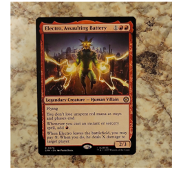 Wizards Magic Electro, Assaulting Battery Legendary Creature Red Rare Marvel 00… - Image 1