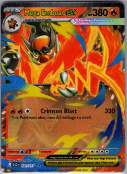 Mega Emboar ex 031/217 ME: Ascended Heroes - Pokemon Card - NM - Image 1