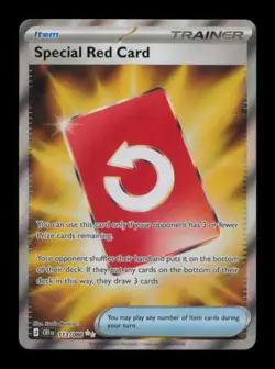SPECIAL RED CARD ULTRA RARE 113/086 NM POKEMON - Image 1