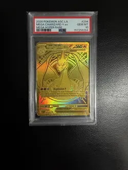 Mega Charizard Y EX #294 PSA 10 Mega Hyper Rare Foil Spanish 2026 ASC LA - Image 1