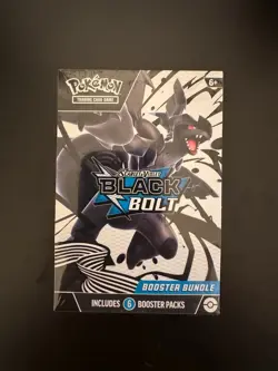 Pokemon TCG Scarlet & Violet Black Bolt Booster Bundle - 6 Packs! NEW! SEALED! - Image 1