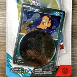 Pokemon Scarlet & Violet Journey Together Booster Pack - Promo Scraggy Pokemon - Image 3