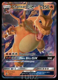Charizard GX - SM211 Holo Promo Sun & Moon Promo Pokemon Near Mint - Image 1