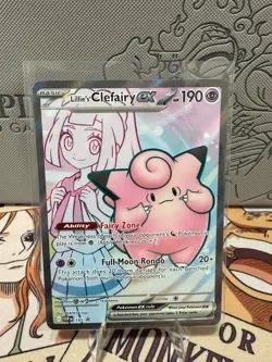 Pokemon Lillie's Clefairy EX 195 Promo - NM - Image 1