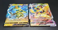 ZERAORA V SWSH263 + ZERAORA VMAX SWSH264 POKEMON TCG NM-MT Black Star Promo lot - Image 1