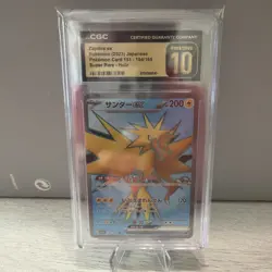 2023 Pokemon 151 Zapdos ex #194/165 Japanese CGC Pristine 10 Mint ******* - Image 1