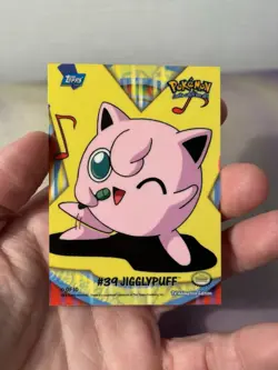 2000 Topps Pokemon TV Animation Series 2 - Jigglypuff 6 of 10 Sticker Puzzle - Image 1