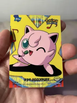 2000 Topps Pokemon TV Animation Series 2 - Jigglypuff 6 of 10 Sticker Puzzle - Image 3