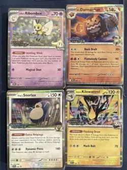 Sealed Pokemon TCG Journey Together Stamped Pre Release Promo Set of 4 - Image 1