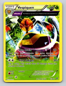 Vespiquen 11/98 Rare Ancient Origins Pokemon Reverse Holo NM - Image 1