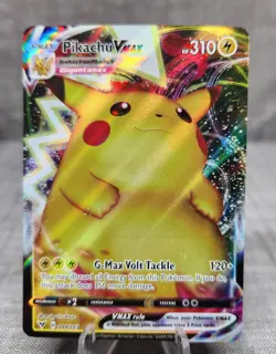 Pokemon TCG Pikachu VMAX 044/185 Swsh04: Vivid Voltage Holo - Image 1