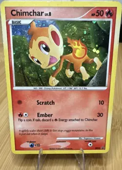 Chimchar Diamond and Pearl DP02 Promo Holo 50 HP English - Image 1