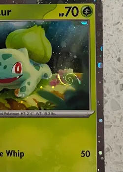 Bulbasaur 046 HD Mew Swirl - Pokemon 151 Black Star Promo - Pristine - Image 2