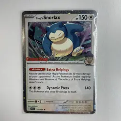 Pokemon TCG Journey Together Hop’s Snorlax #117/159 GameStop Promo NM - Image 1