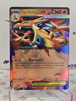 Pokemon TCG Mega Charizard Y ex 030 Me: Mega Evolution Promo - Image 1