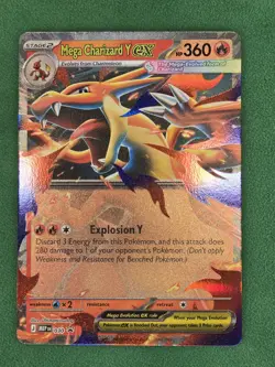 Pokemon TCG Mega Charizard Y ex 030 Me: Mega Evolution Promo - Image 2