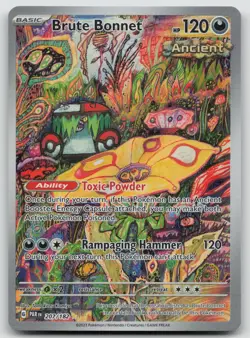 Brute Bonnet 207/182 Illustration Rare Paradox Rift Pokemon Holo Near Mint - Image 1