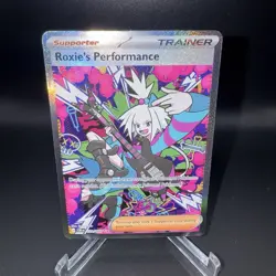 Pokemon TCG Roxie's Performance 121/086 Me04 Chaos Rising SIR - NM - Image 1