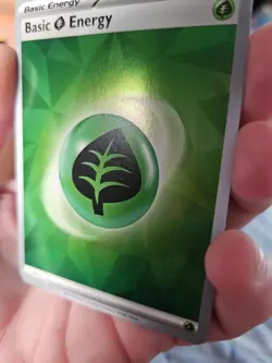 Basic Grass Energy Holo #009 Prismatic Evolutions Pokemon TCG PACK FRESH - Image 3