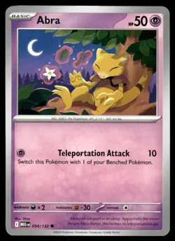Abra 054/132 - Mega Evolution - Common NM - Image 1