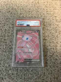 2023 POKEMON MEW EN 151 MEW EX #193 PSA 10 - Image 1