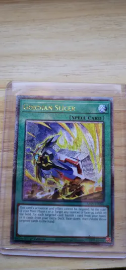 Yu-Gi-Oh / Gordian Slicer / NM / Quarter Century Secret Rare - Image 1
