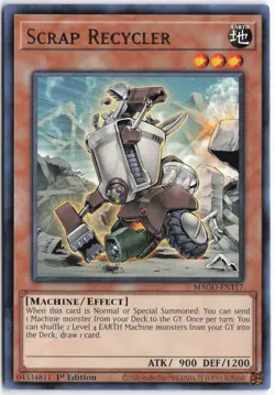 Yugioh - Scrap Recycler MAGO-EN117 1st Edition - Maximum Gold - Image 1
