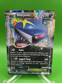 Sharpedo EX - 152/160 - Pokemon Primal Clash XY Full Art Ultra Rare TCG - NM/M - Image 1