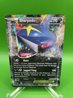 Sharpedo EX - 152/160 - Pokemon Primal Clash XY Full Art Ultra Rare TCG - NM/M - Image 3