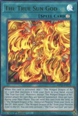 1X NM The True Sun God - MP22-EN275 - Ultra Rare 1st Edition - yugioh - Image 1