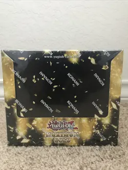 YuGiOh Maximum Gold Sealed Display Box (5 mini Boxes) 4 Packs Per Mini Box - Image 1