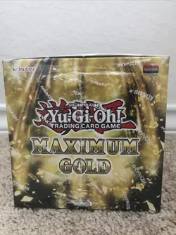 YuGiOh Maximum Gold Sealed Display Box (5 mini Boxes) 4 Packs Per Mini Box - Image 2