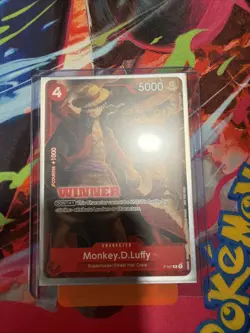 One Piece CCG Monkey.D.Luffy Promo Winner Vol 1 P-007 - Image 1