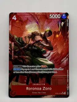 Roronoa Zoro ST21-015 SR Alternate Art | One Piece TCG English Foil - Mint - Image 1