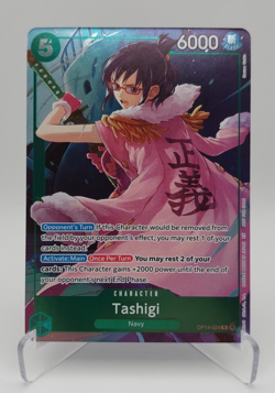 Tashigi Dash Pack Alt Art OP14-029 The Azure Sea's Seven One Piece English - Image 1