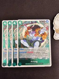 4x OP15-023 Arlong R Playset -One Piece TCG- Adventure on Kami's Island English - Image 1