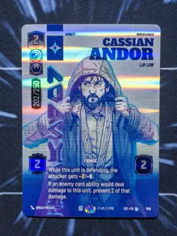 Star Wars Unlimited: Cassian Andor - Lay Low (Serialized) 202/250 SEC 1146 - Image 1